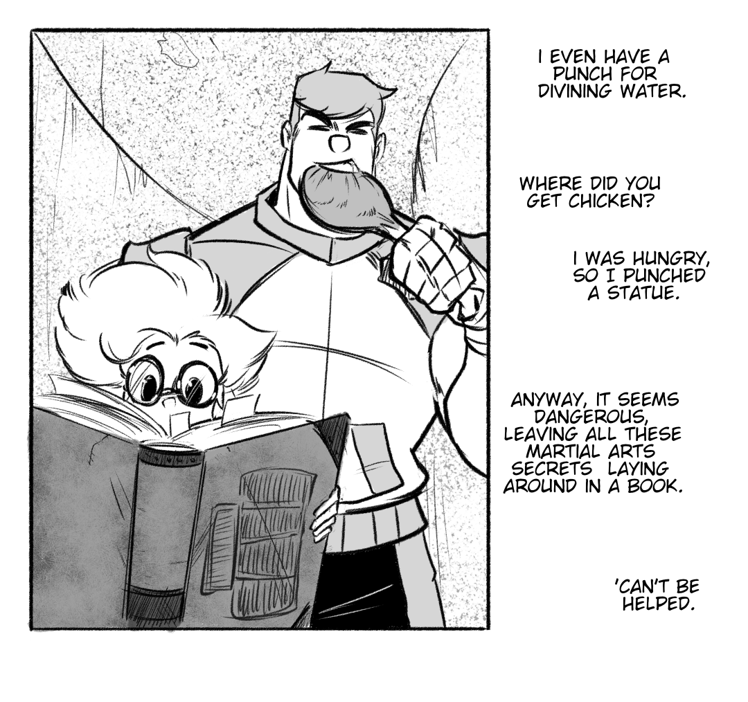 Karateka Oblongata panel 3